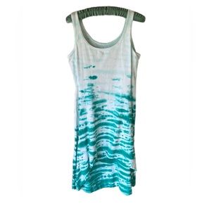 Mark New York Turquoise Tie Dye Dress L